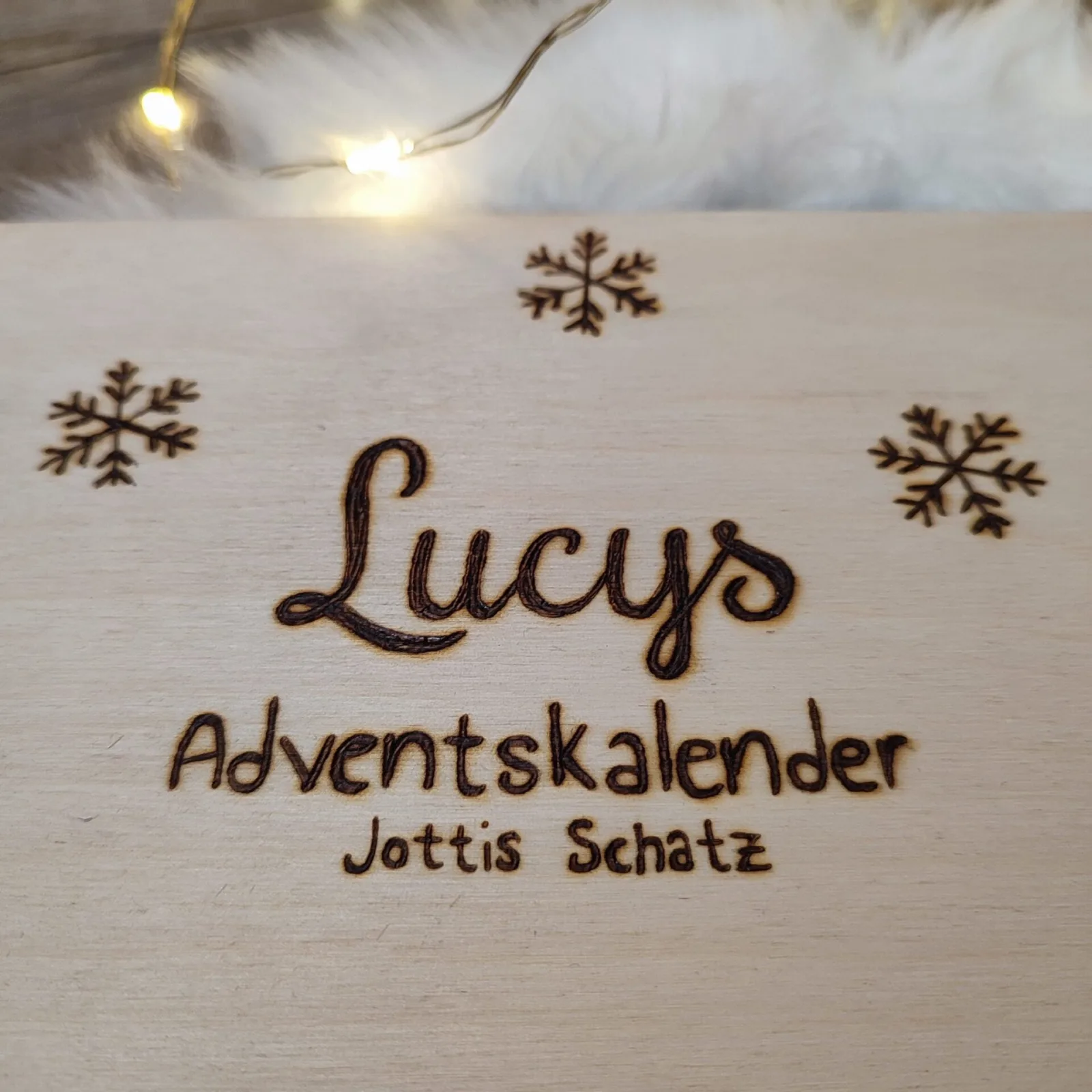 Adventskalender Wintertiere Schneeflocken – Ansicht 4