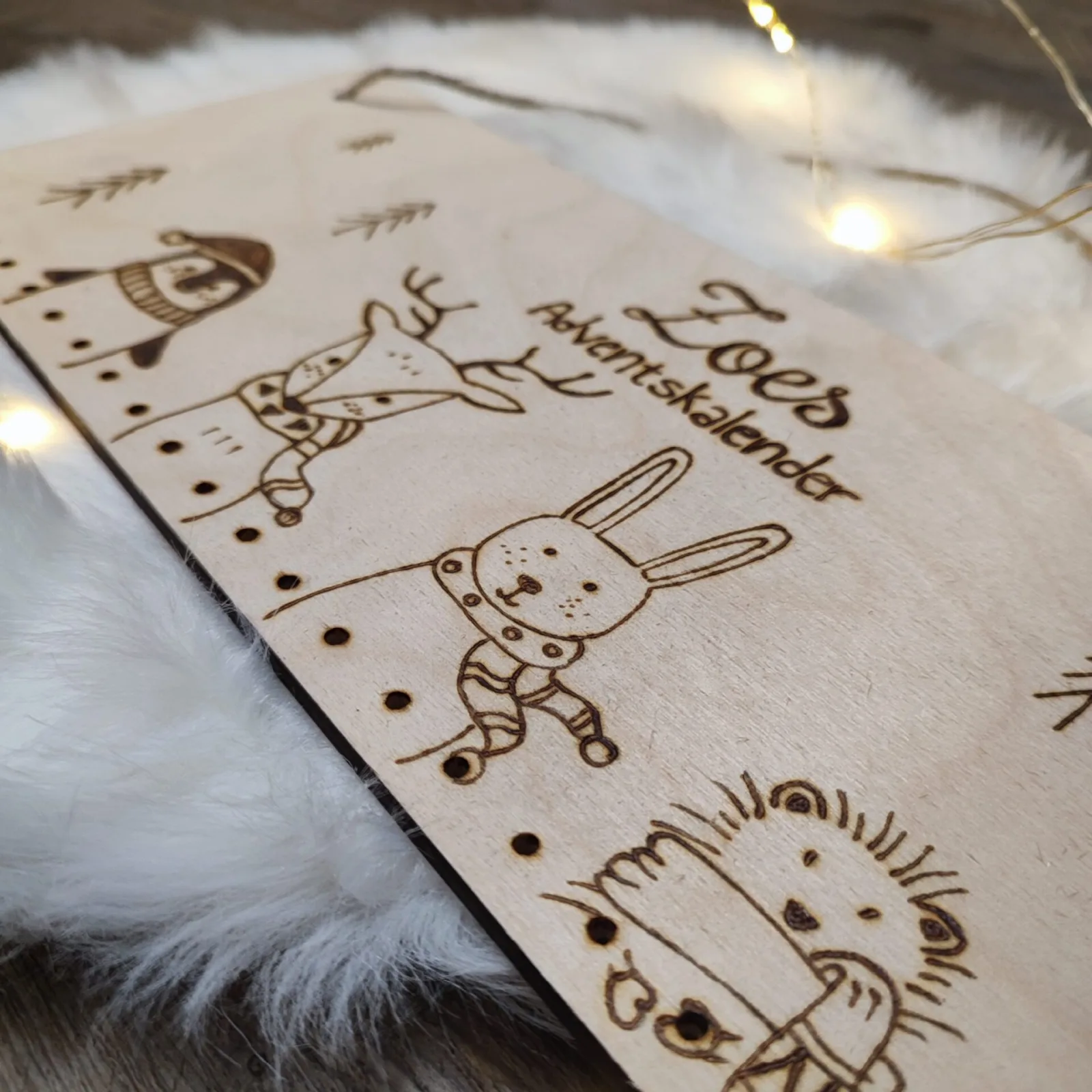 Adventskalender Wintertiere Wald