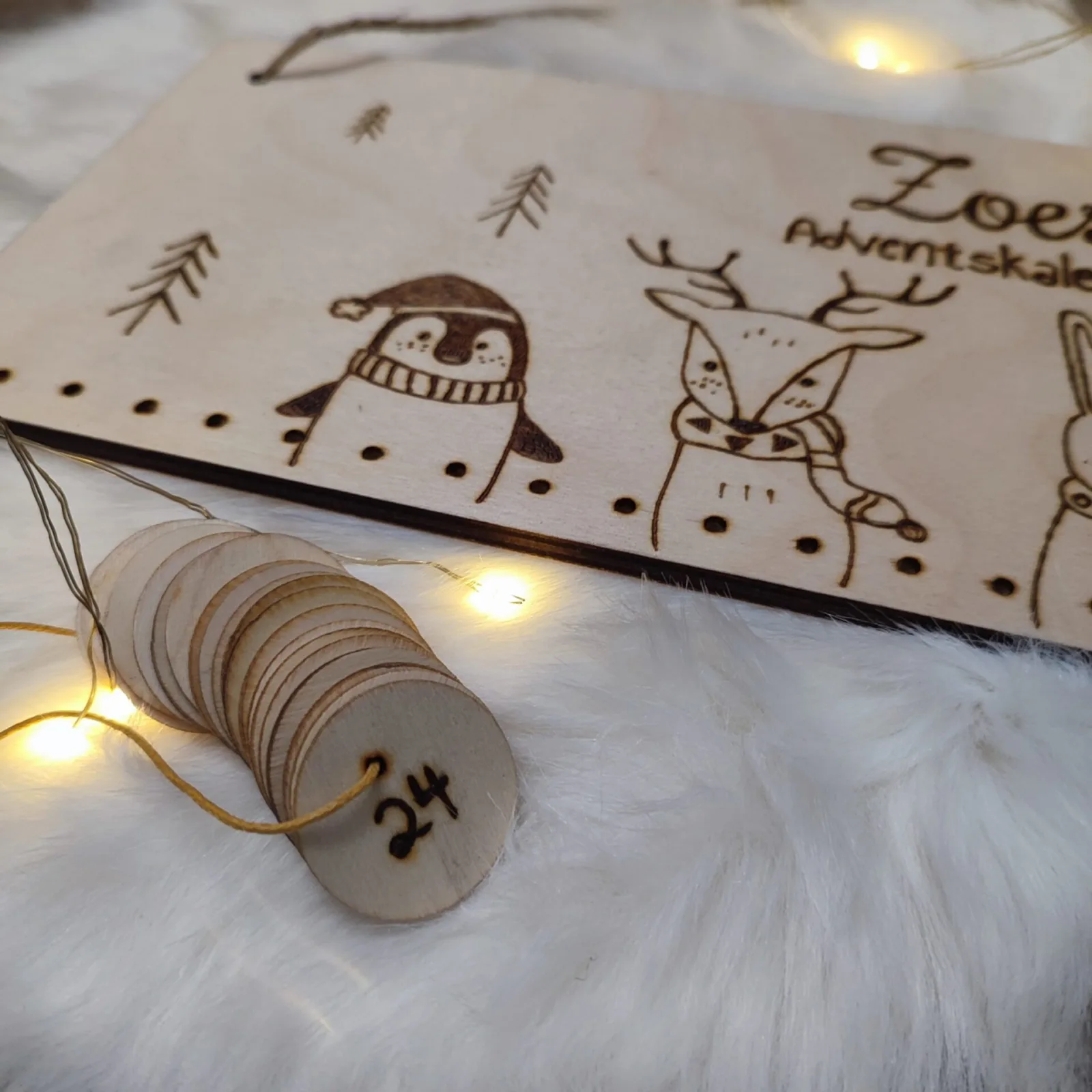 Adventskalender Wintertiere Wald – Ansicht 2