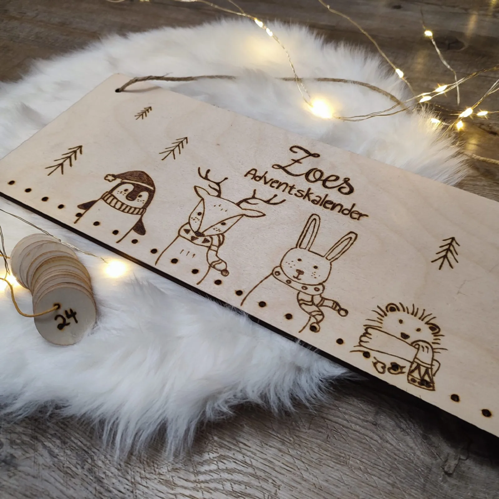 Adventskalender Wintertiere Wald – Ansicht 3