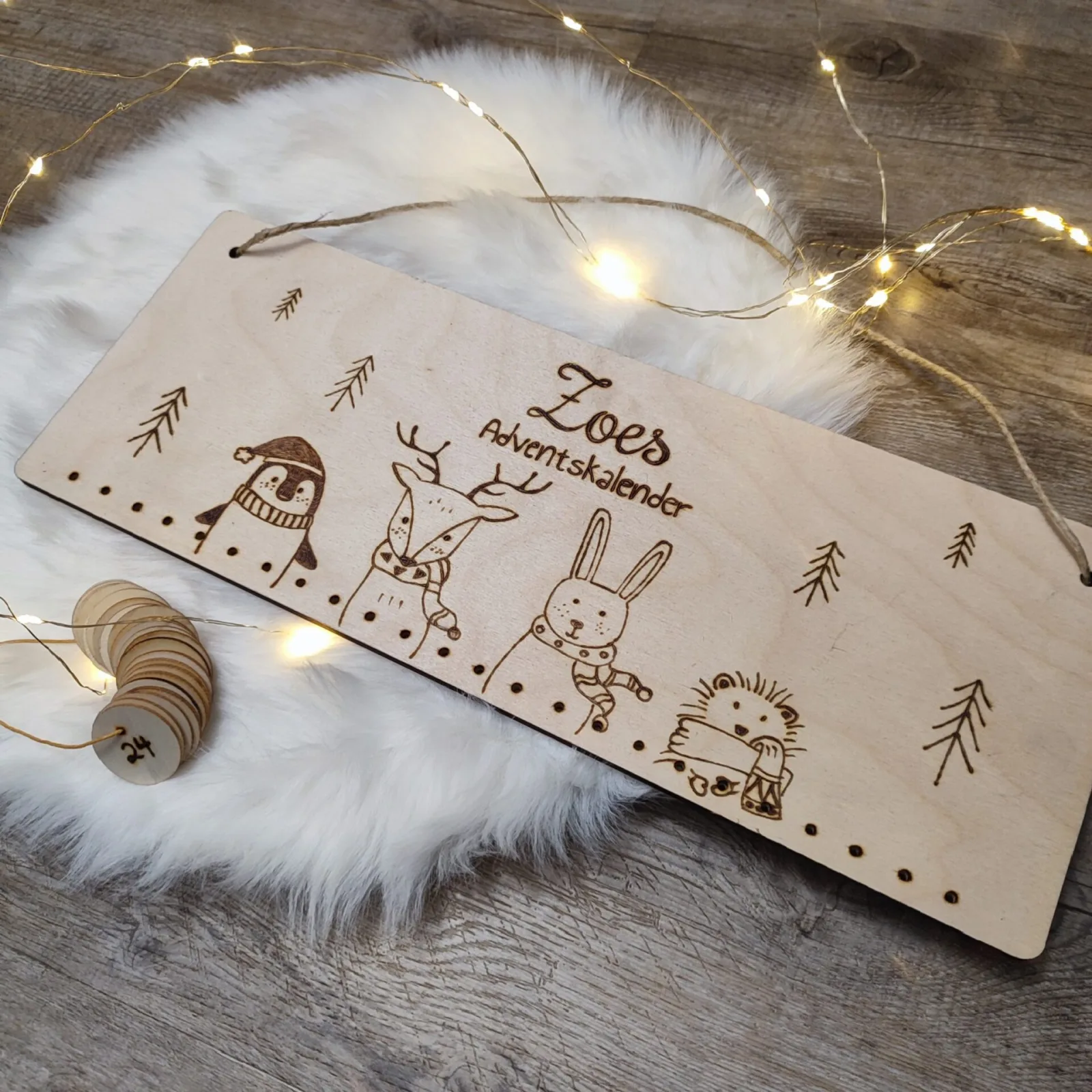 Adventskalender Wintertiere Wald – Ansicht 4