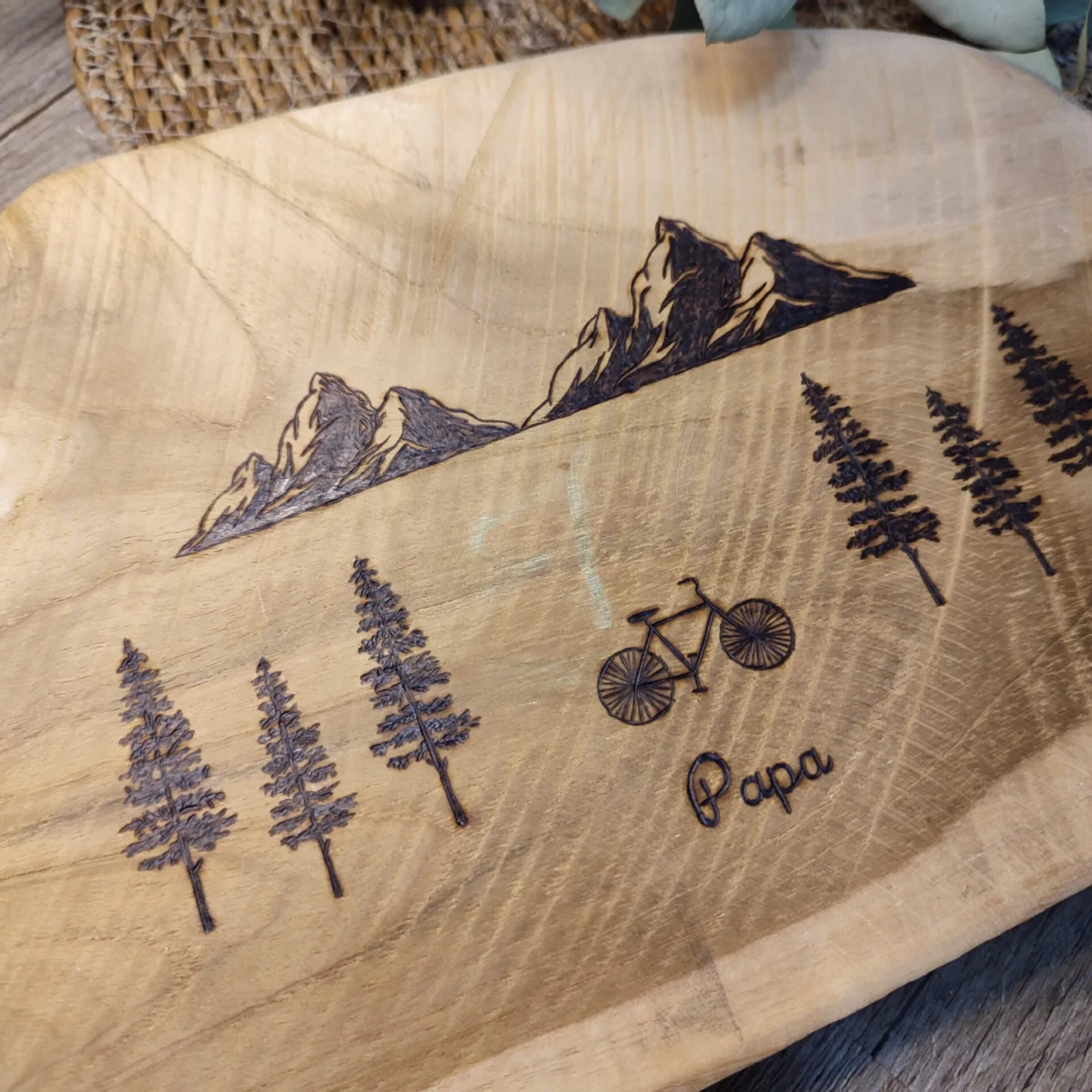 Berge und Fahrrad – Ansicht 2