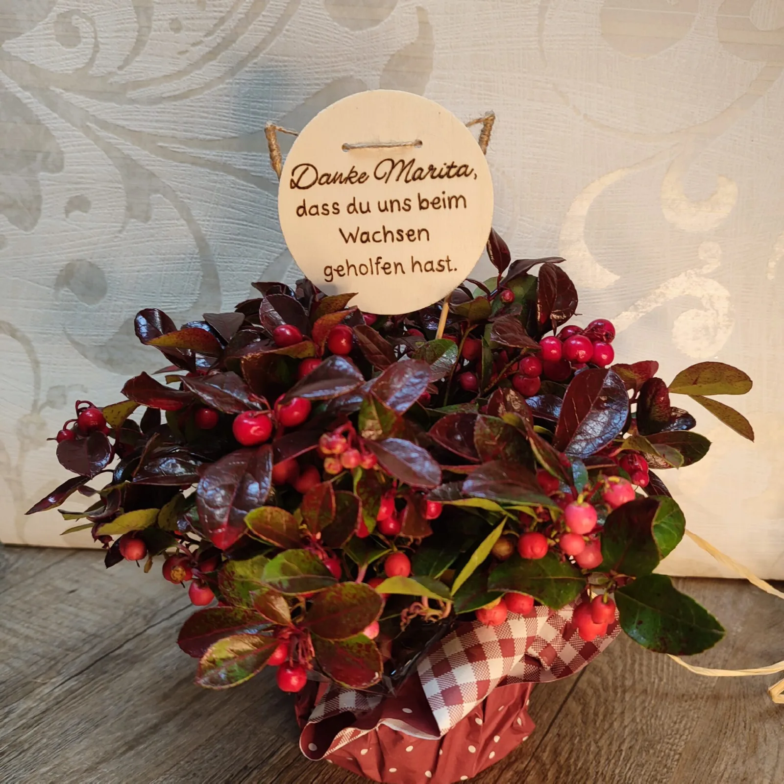 Blumenstecker Abschied Erzieherin – Ansicht 2
