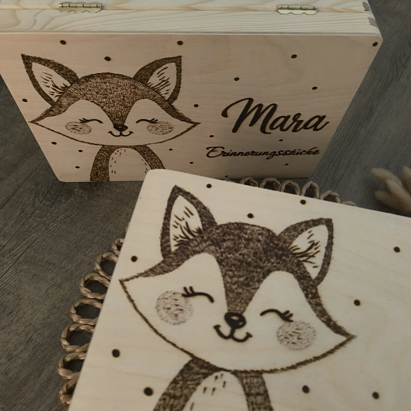 Erinnerungskiste Baby Fuchs – Ansicht 2