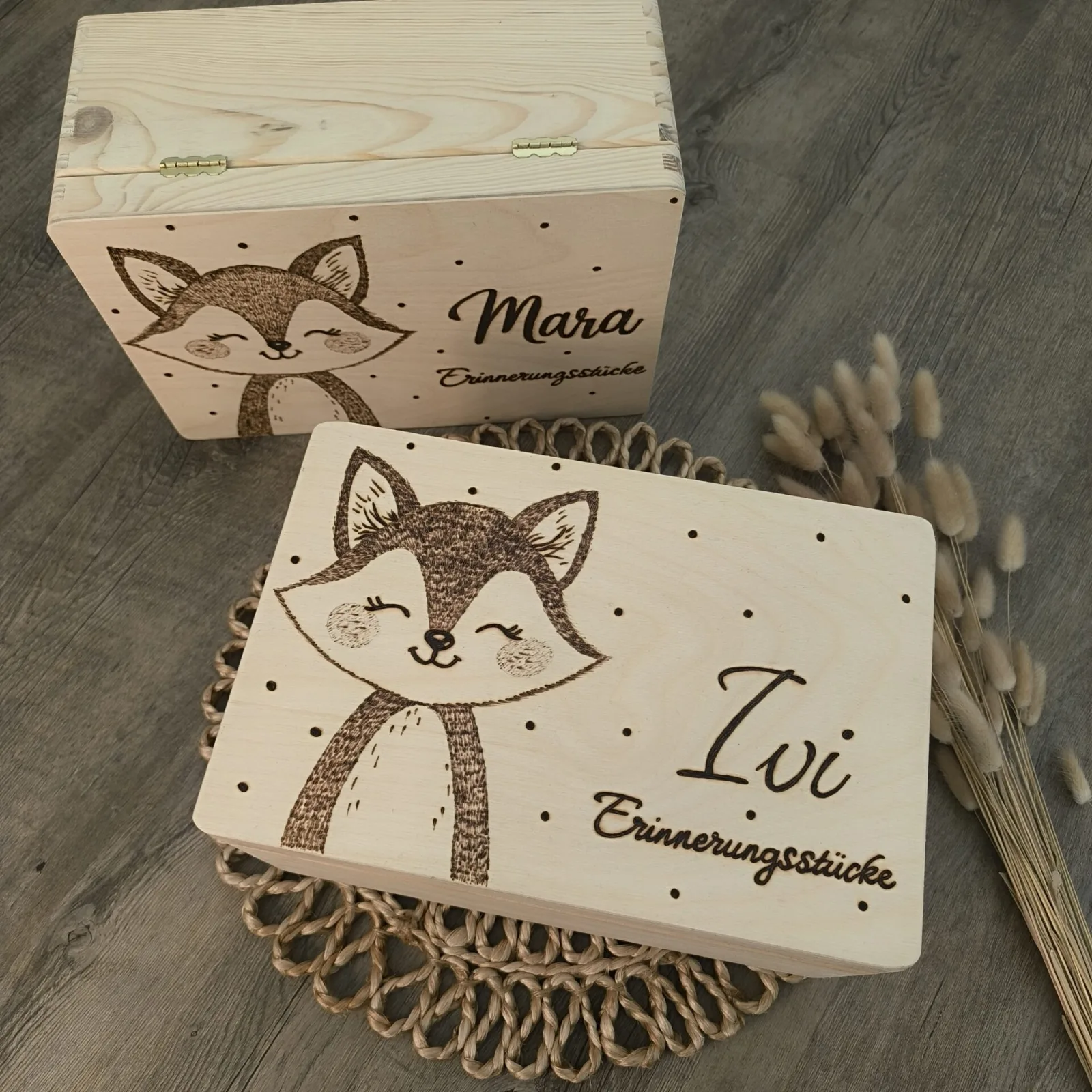 Erinnerungskiste Baby Fuchs – Ansicht 3