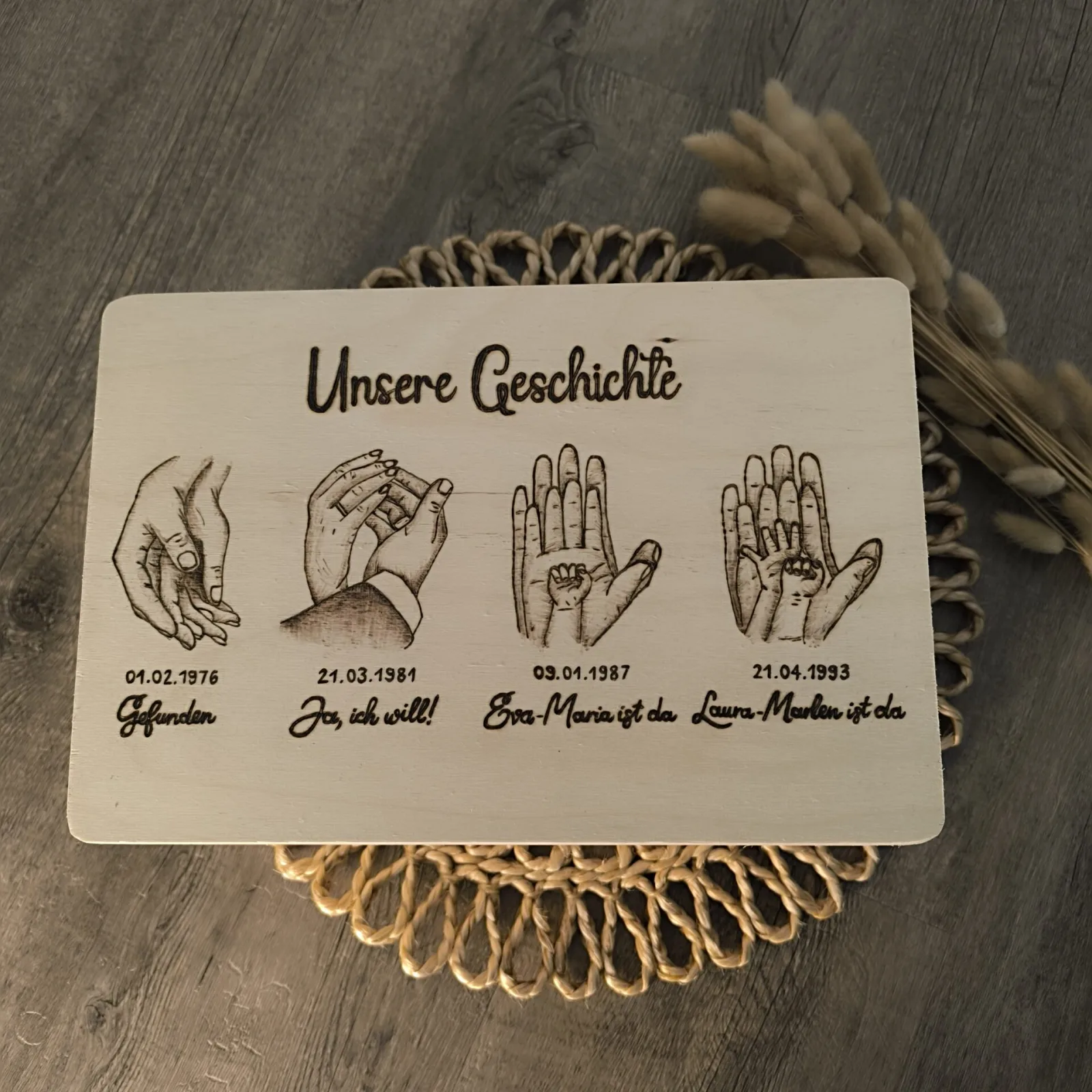 Erinnerungskiste Hochzeitstag – Ansicht 2