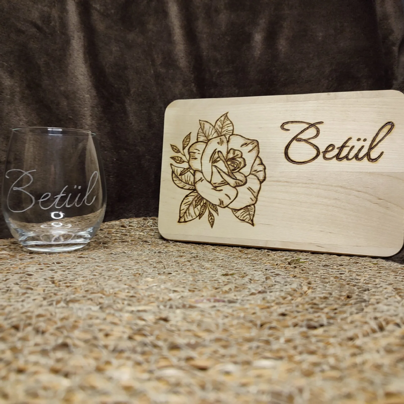 Glas Gravur Set