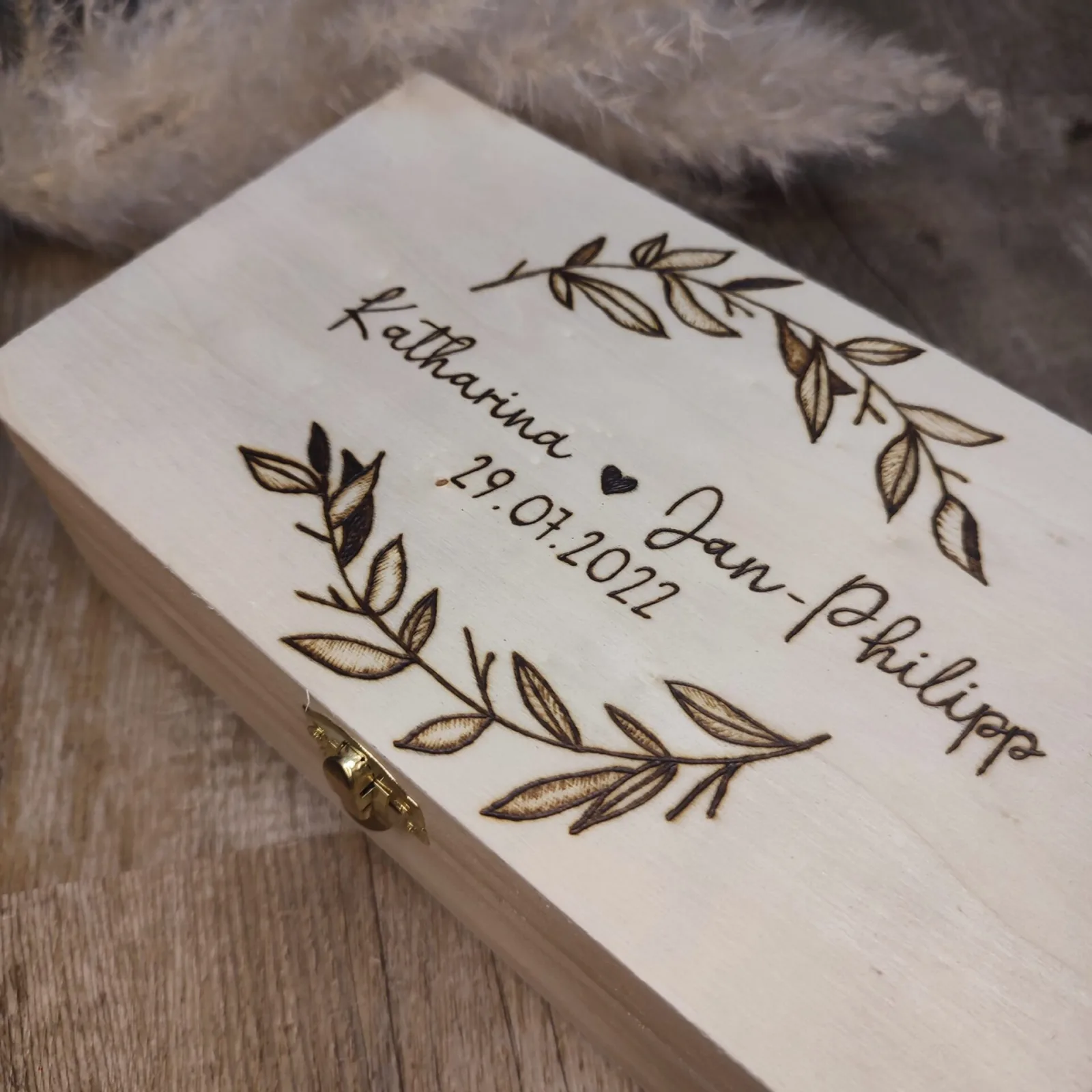 Holzbox Hochzeit