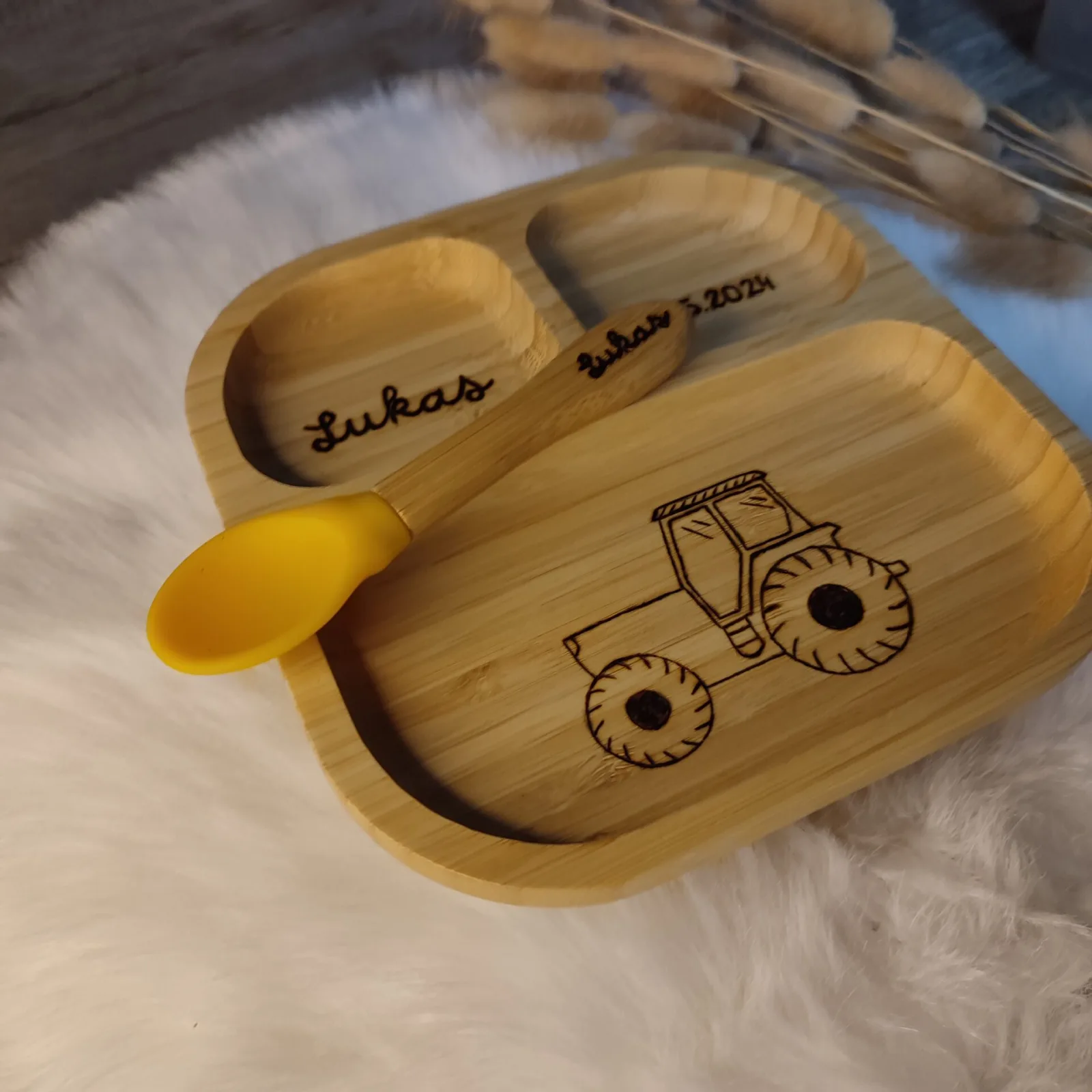 Kinderteller Traktor – Ansicht 2
