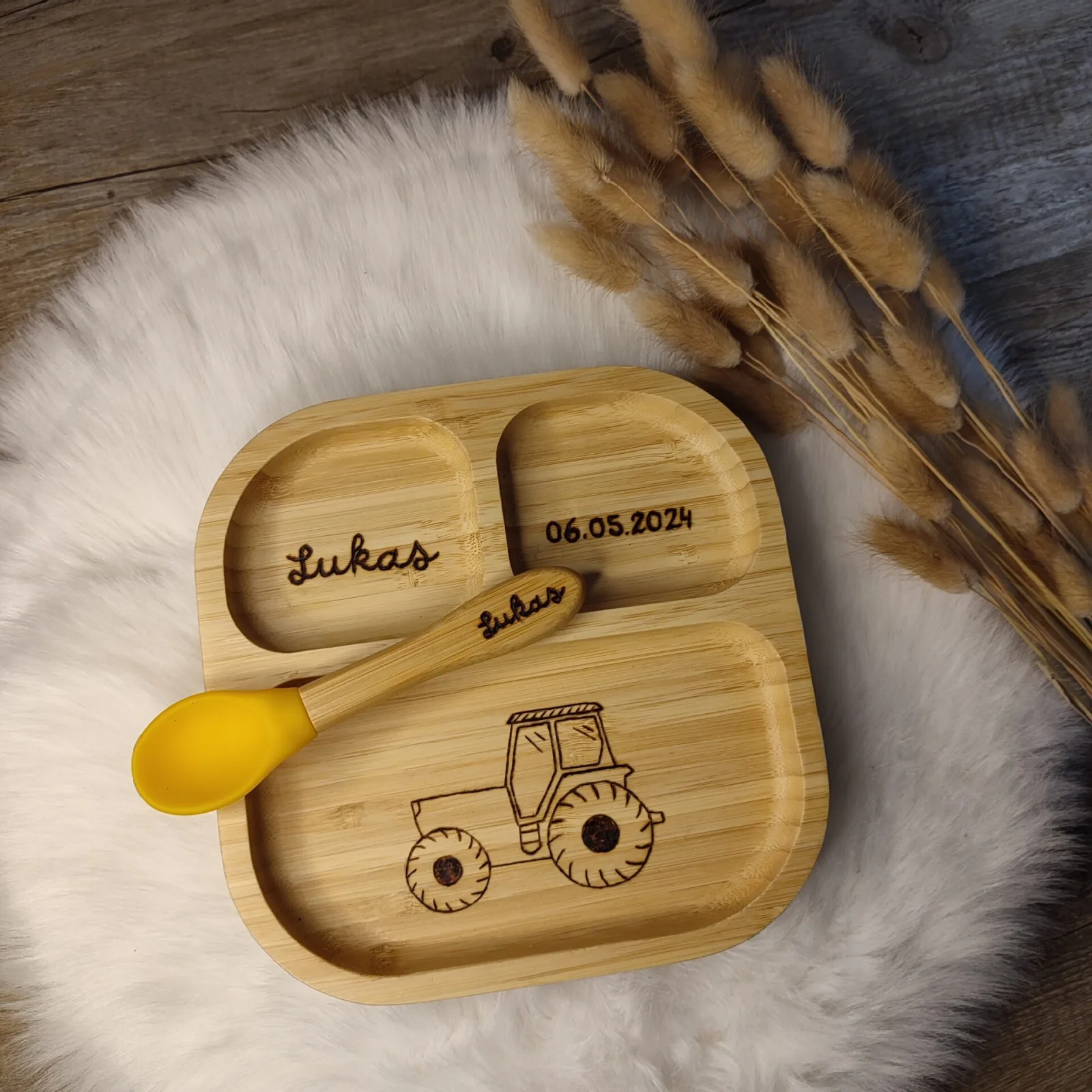 Kinderteller Traktor