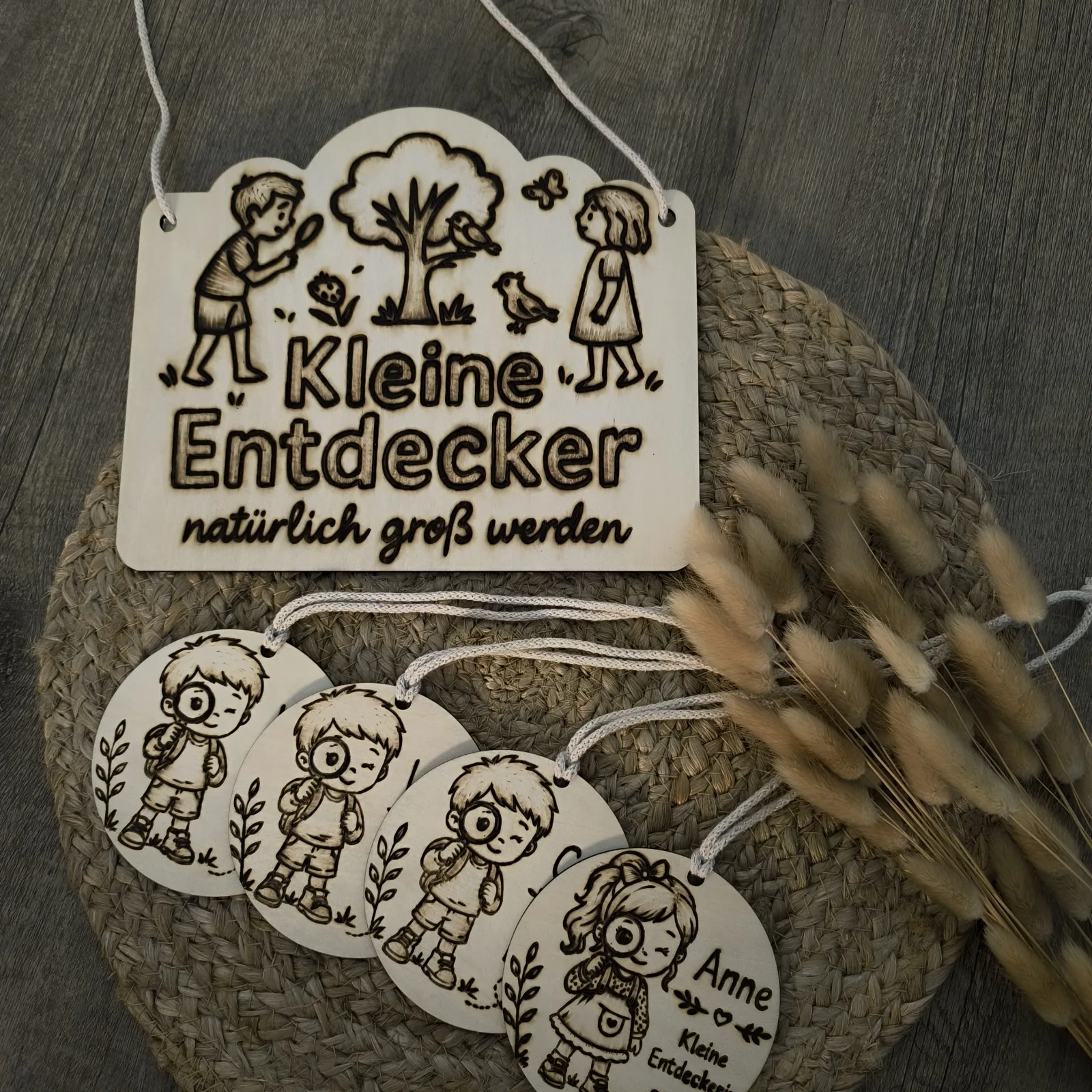 Kleine Entdecker · natürlich groß werden · Leon · Kleiner Entdecker · Lukas · Kleiner Entdecker · Carlo · Kleiner Entdecker · Anne · Kleine Entdeckerin