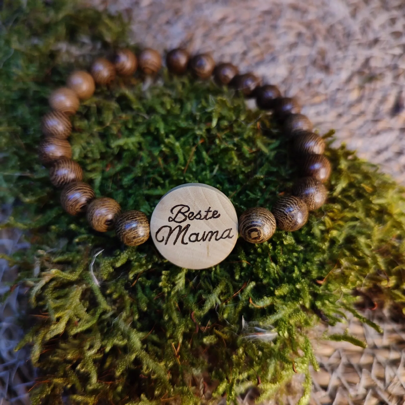 Perlenarmband Mama / Oma