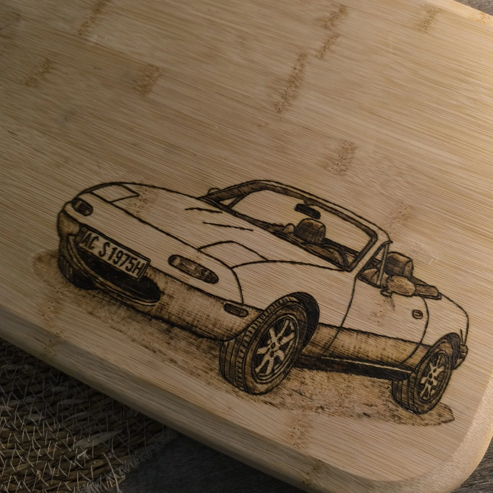Schneidebrett Mazda MX 5 Oldtimer – Ansicht 2