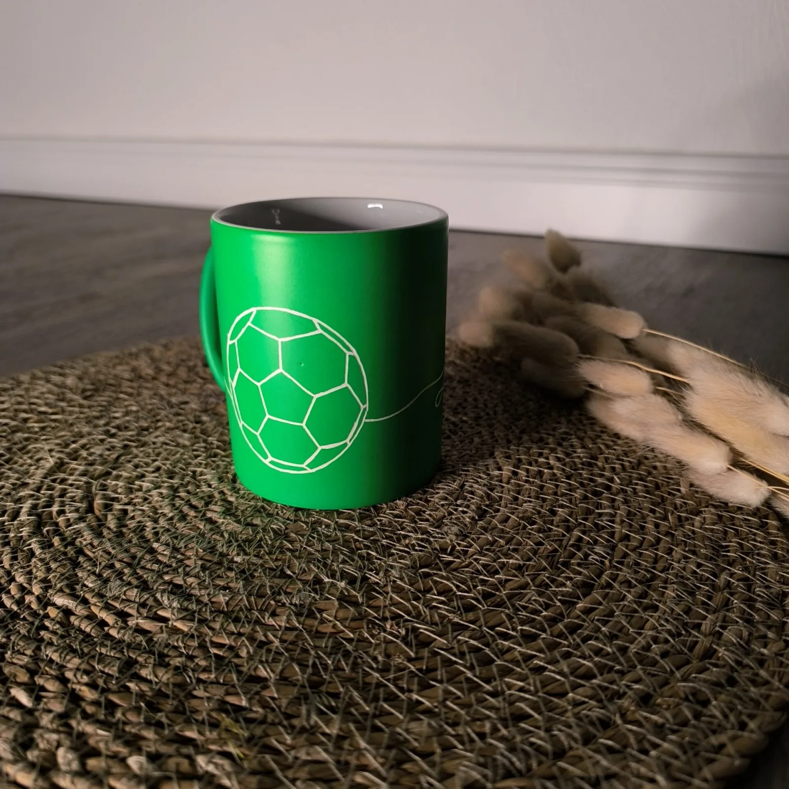Tasse Fussball mit Herz – Ansicht 3