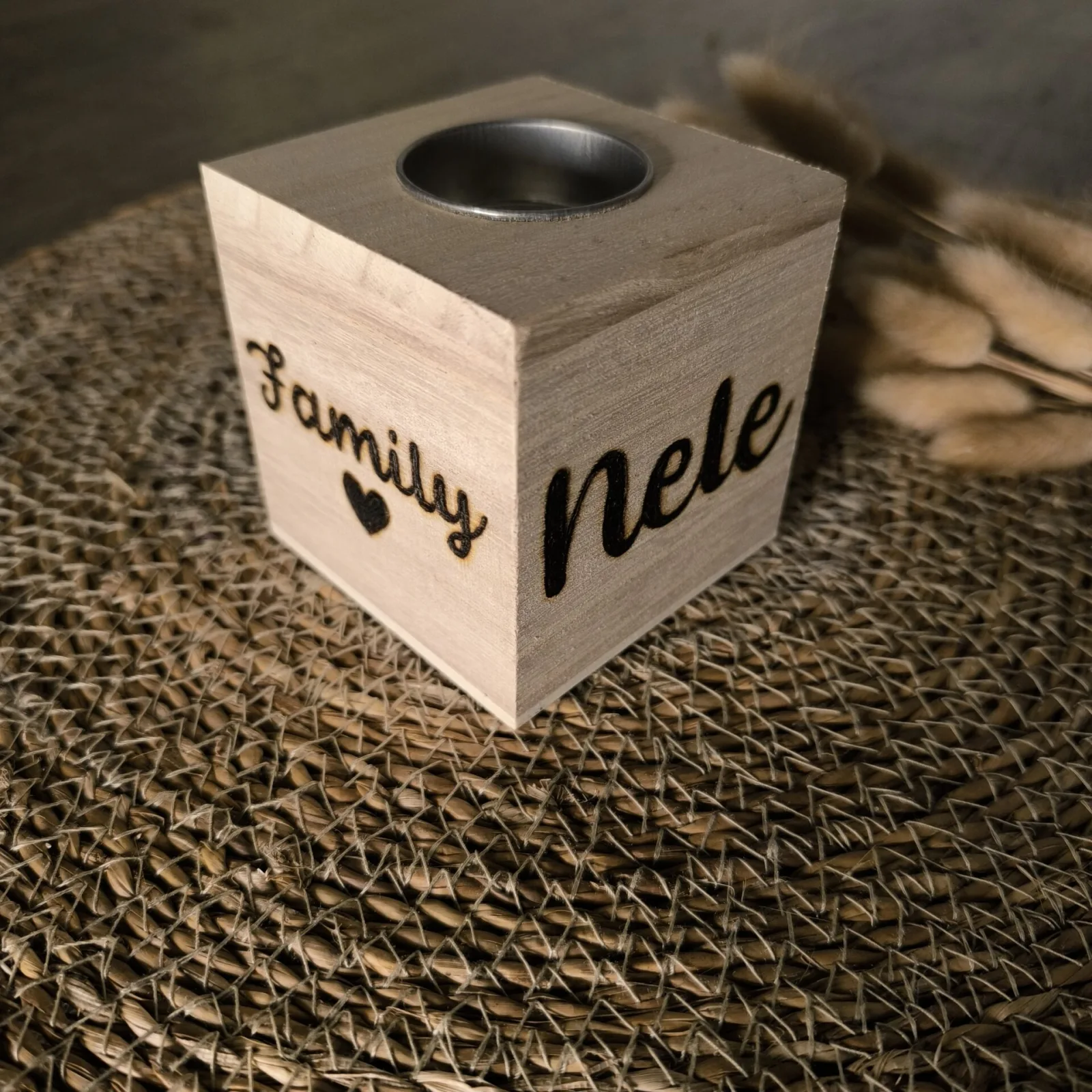 Teelicht Kerze Katze – Ansicht 3