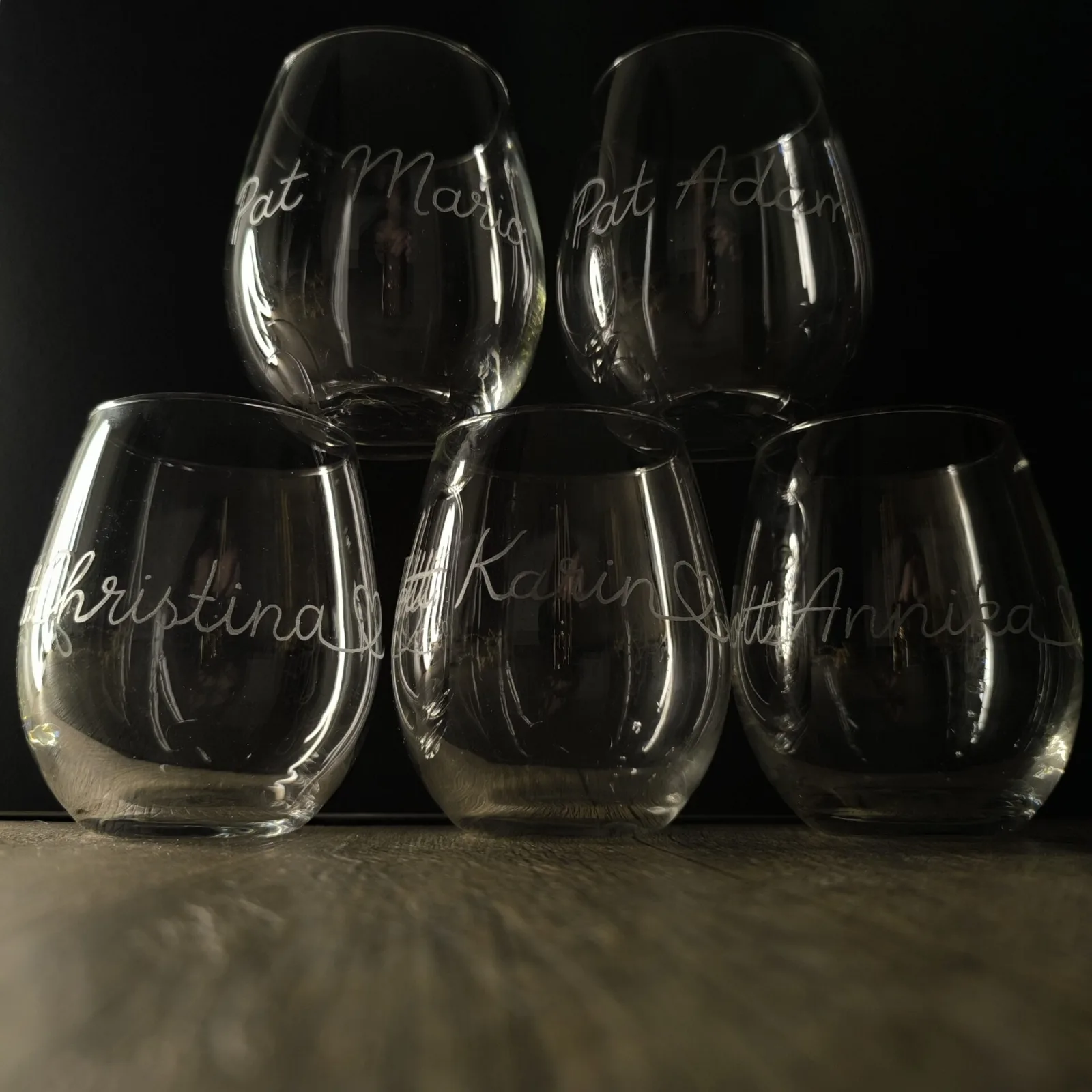 Trinkglas mit Namen